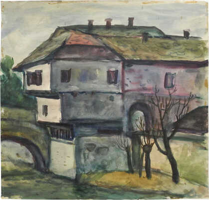 Дейнеко Ольга Константиновна. Дома у канала вечером